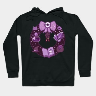 Witchy Wreath Pixel Art Hoodie